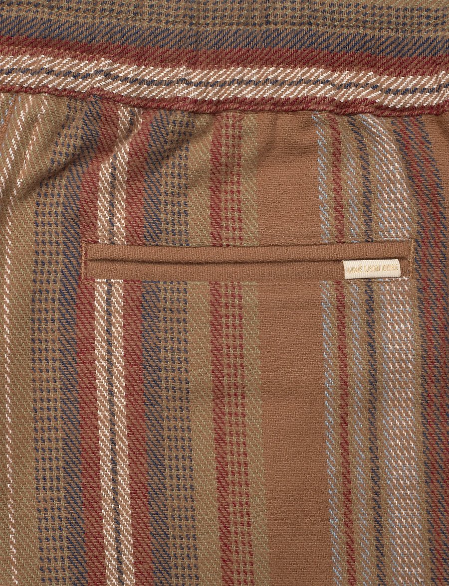 Aimé Leon Dore - Drawstring Pant - casual - brown stripe - 4