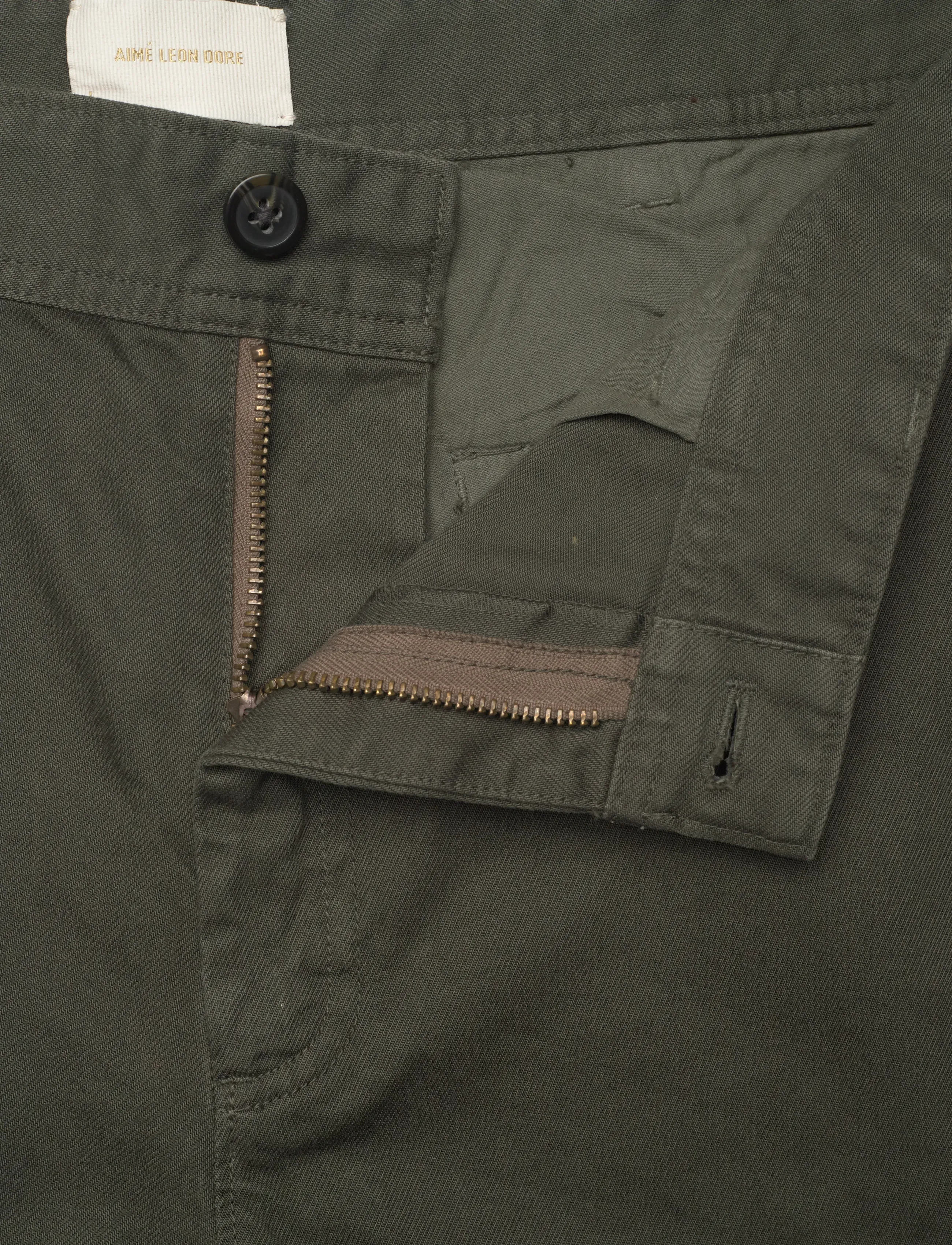Aimé Leon Dore - Garment Dyed Straight Fit Chino Pant - pantalons décontractés - deep depths - 3