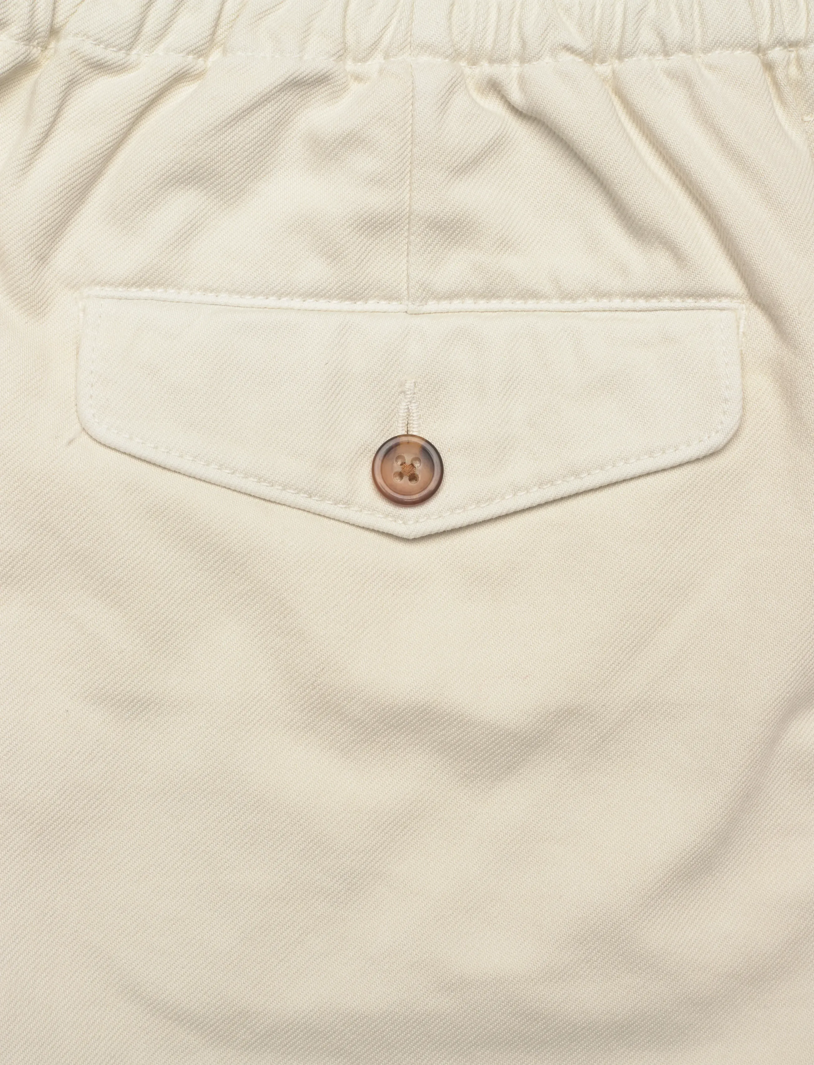 Aimé Leon Dore - Garment Dyed Drawstring Chino Short - casual shorts - bone white - 4