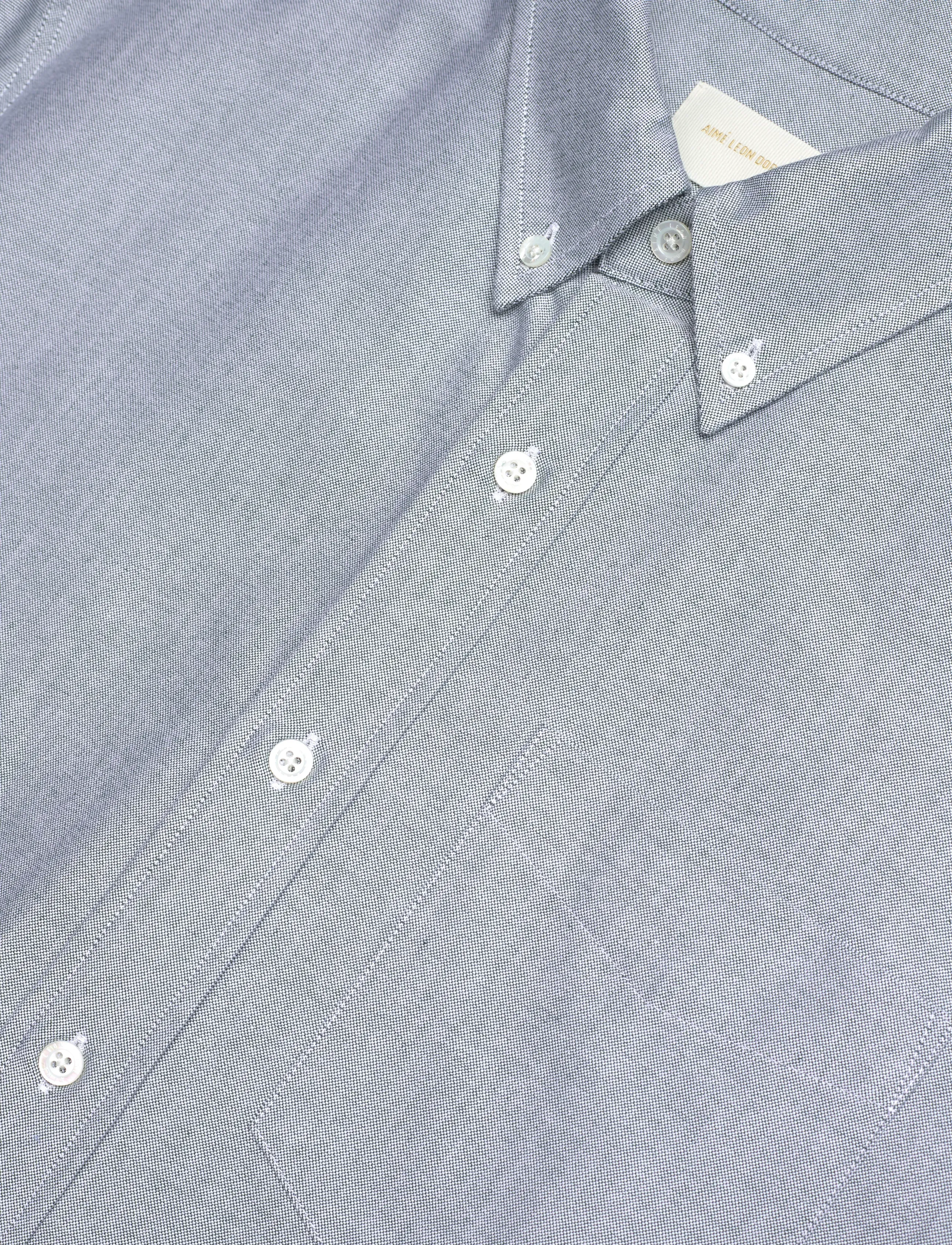 Aimé Leon Dore - Lightweight Oxford Shirt - basic shirts - pine grove - 3