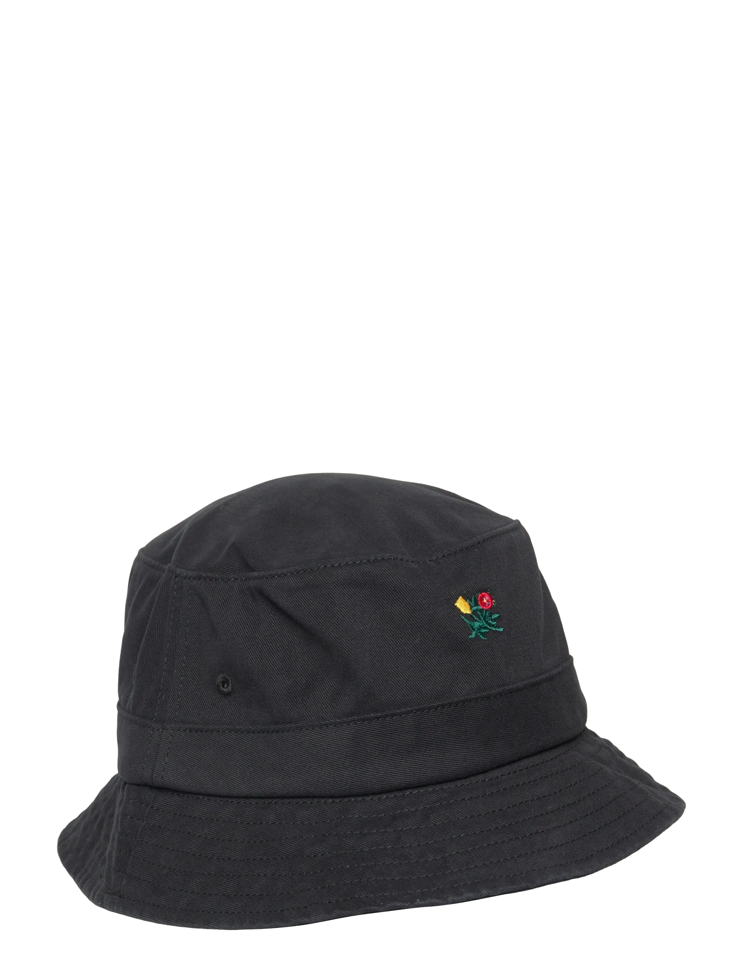 Aimé Leon Dore Brushed Crest Bucket Hat, L/XL, Black, Hovedbeklædning > Spandhatte, Herre