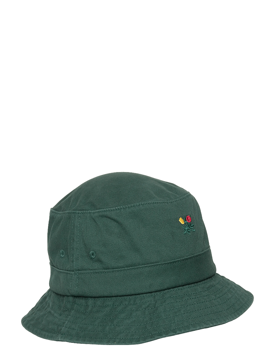 Aimé Leon Dore - Brushed Crest Bucket Hat - mütsid ja nokkmütsid - green - 0