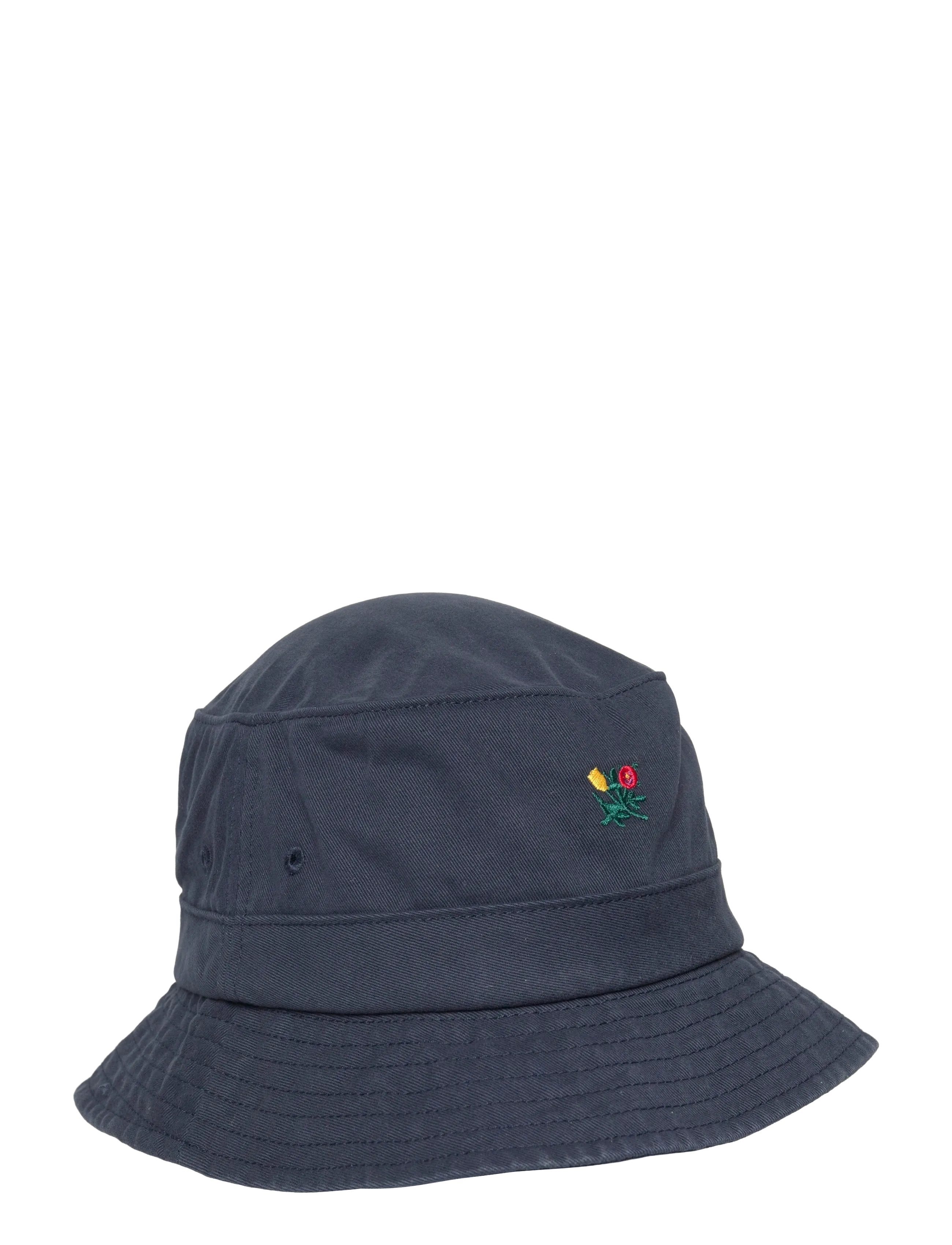 Aimé Leon Dore Brushed Crest Bucket Hat, S/M, Headwear, Marineblau - Hats, Männerswear