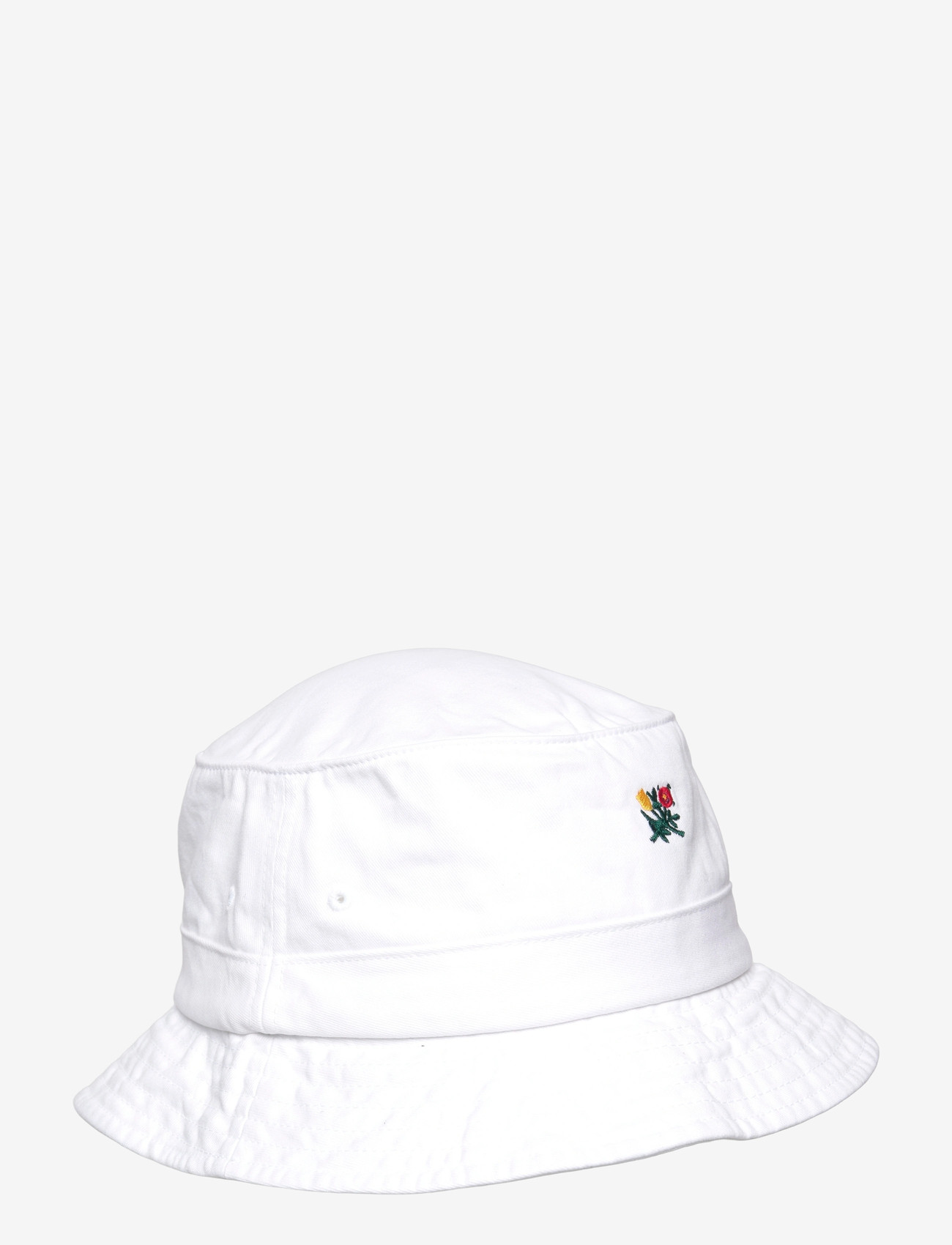 Aimé Leon Dore - Brushed Crest Bucket Hat - bucket hats - white - 0
