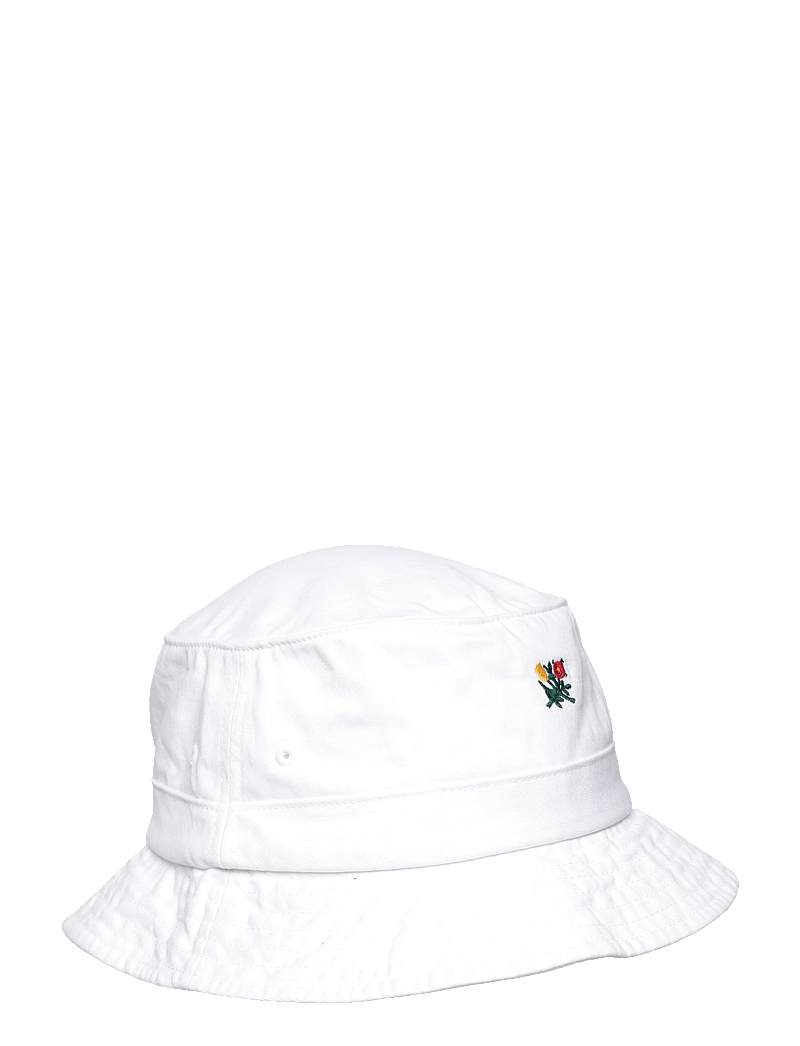 Aimé Leon Dore - Brushed Crest Bucket Hat - bucket hats - white - 0