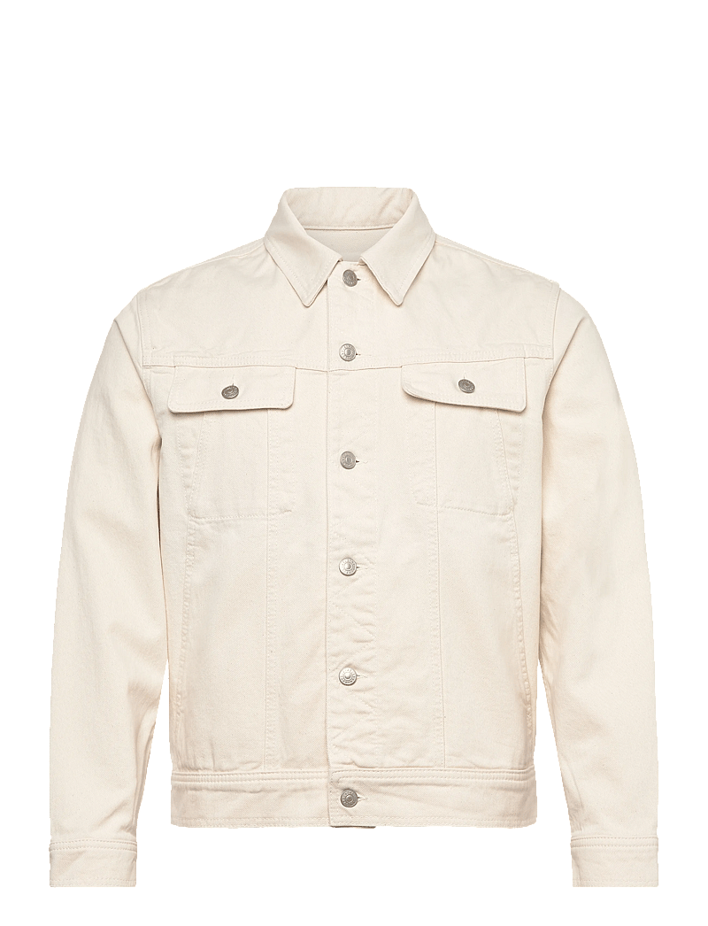 Aimé Leon Dore - Denim Trucker Jacket - ungefütterte denimjacken - natural - 0