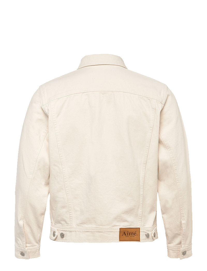 Aimé Leon Dore - Denim Trucker Jacket - ungefütterte denimjacken - natural - 1