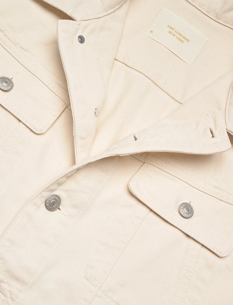 Aimé Leon Dore - Denim Trucker Jacket - ungefütterte denimjacken - natural - 2
