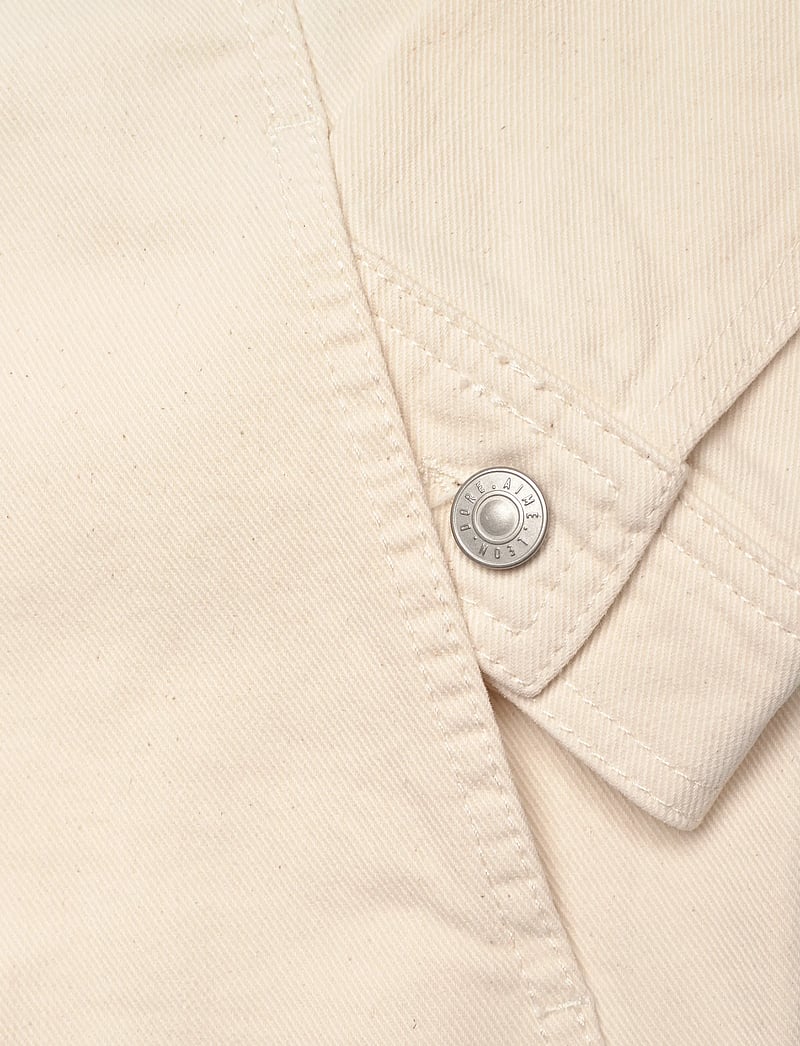 Aimé Leon Dore - Denim Trucker Jacket - ungefütterte denimjacken - natural - 3