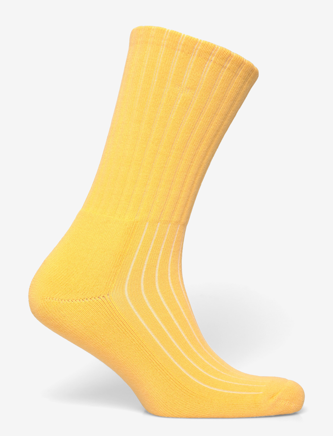 Aimé Leon Dore - QUEENS CREST RIBBED SOCKS - crew-socken - lemon - 1