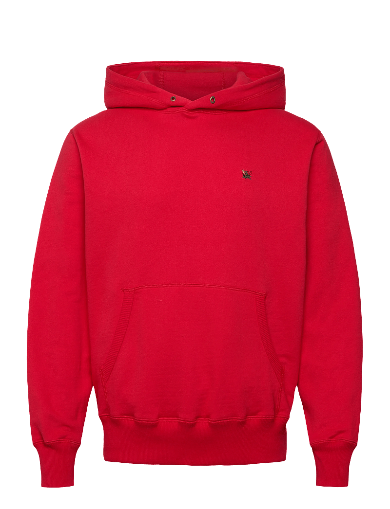 Aimé Leon Dore - Crest Hoodie - kapuzenpullover - true red - 0
