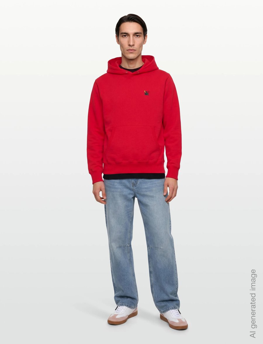 Aimé Leon Dore - Crest Hoodie - sweatshirts - true red - 0