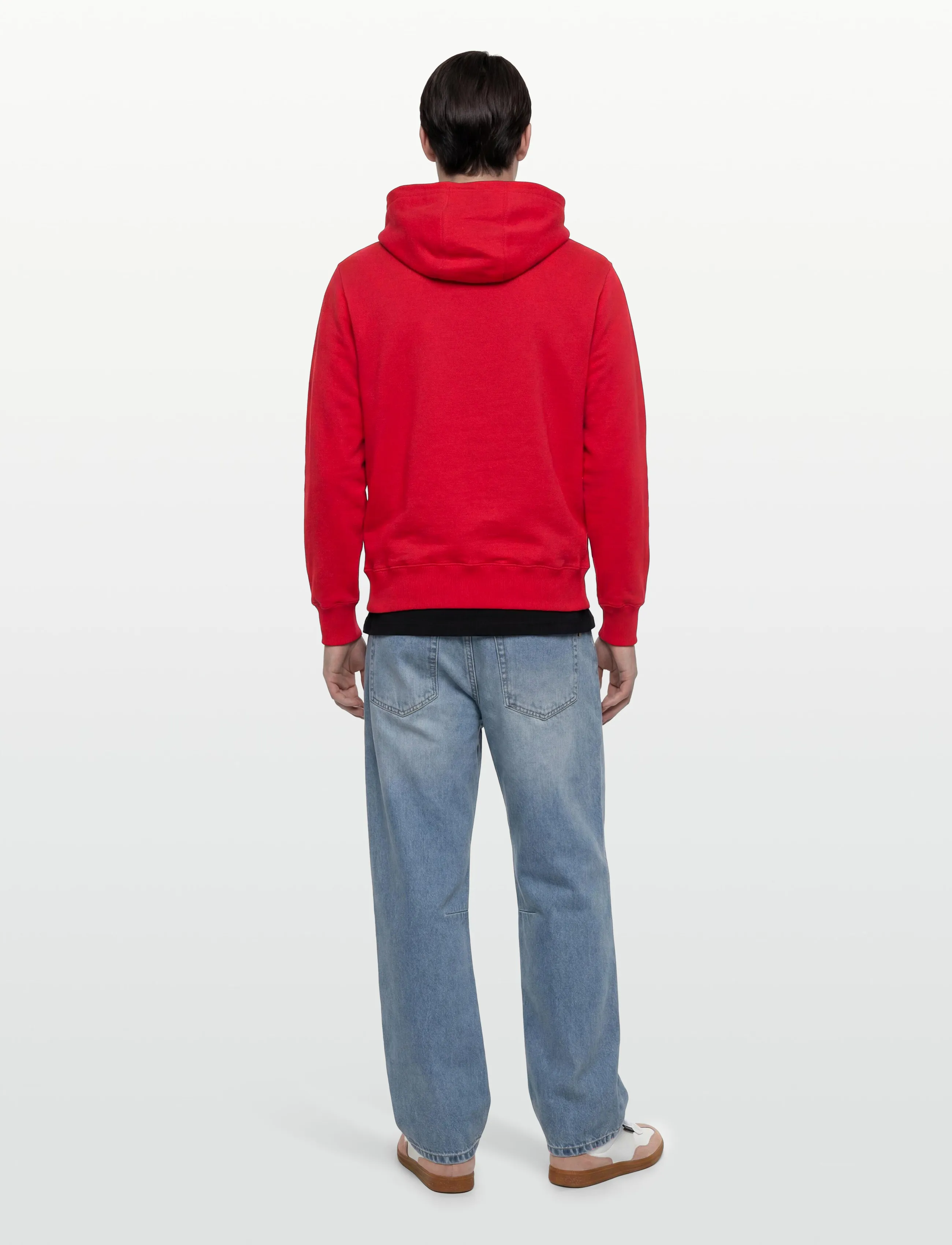 Aimé Leon Dore - Crest Hoodie - hættetrøjer - true red - 4