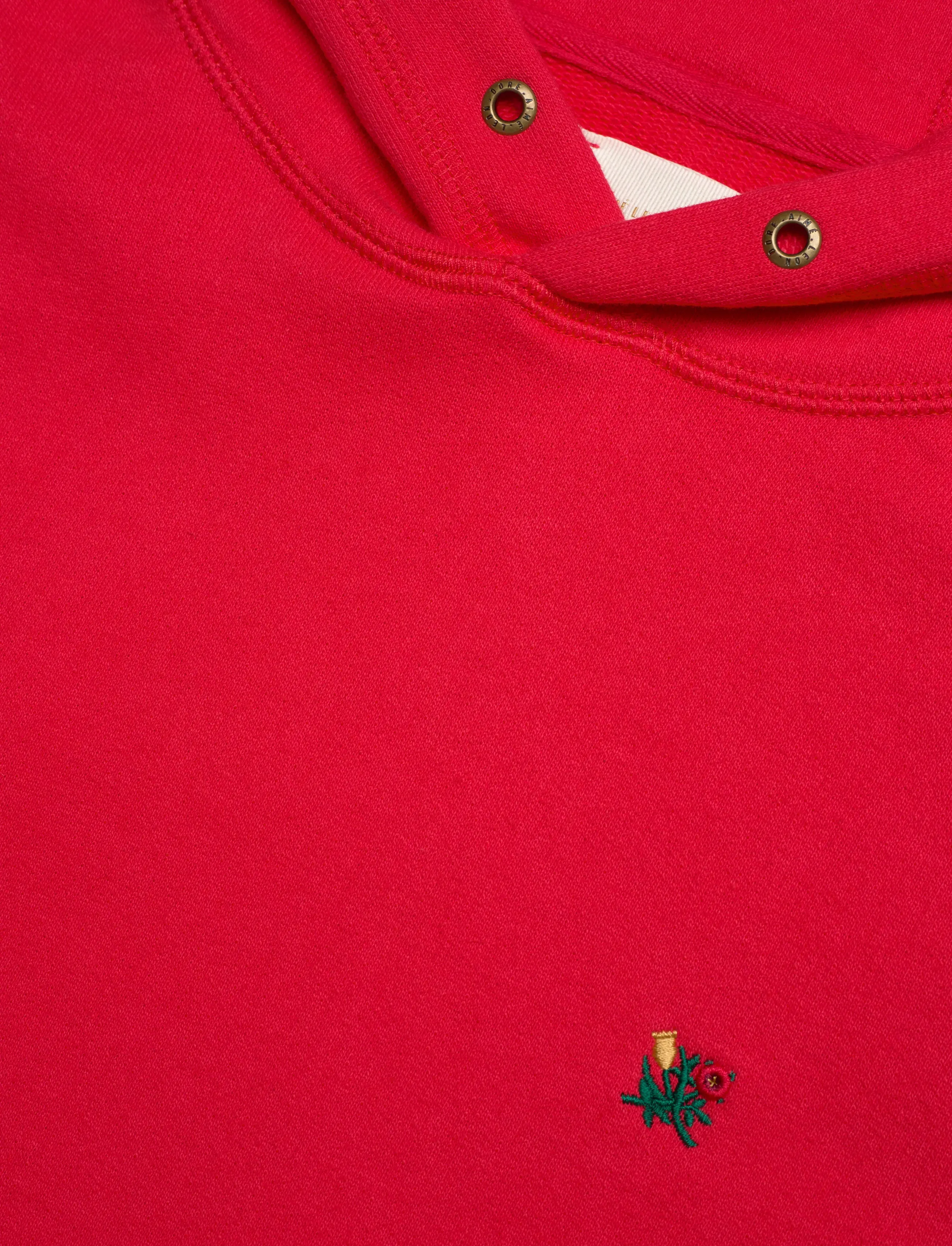 Aimé Leon Dore - Crest Hoodie - hættetrøjer - true red - 5