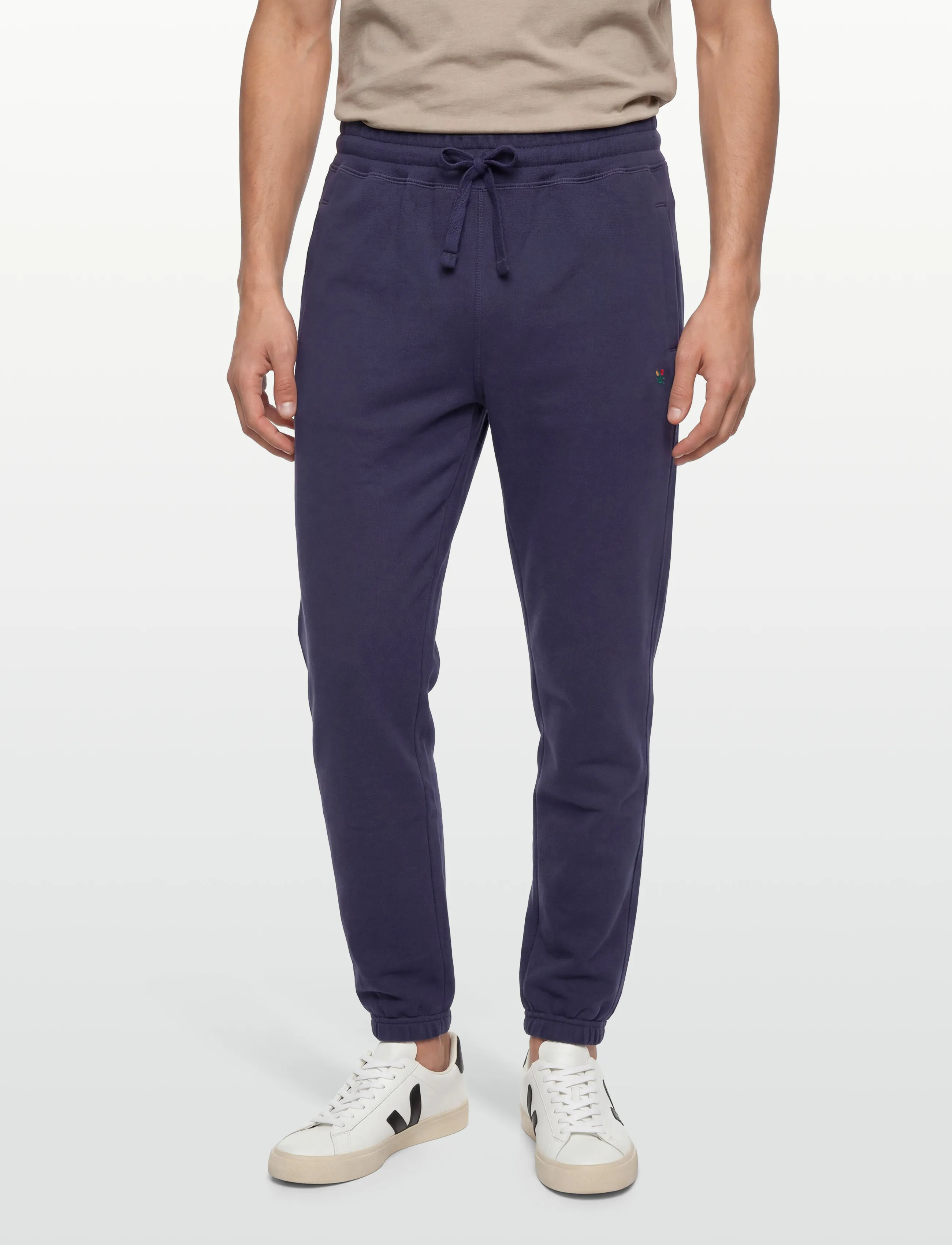 Aimé Leon Dore - Crest Sweatpants - fatnaður - evening blue - 3