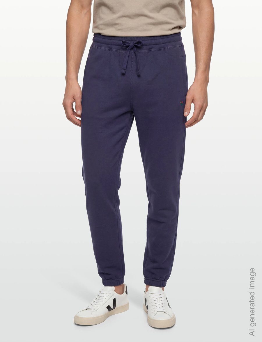 Aimé Leon Dore - Crest Sweatpants - tøj - evening blue - 3