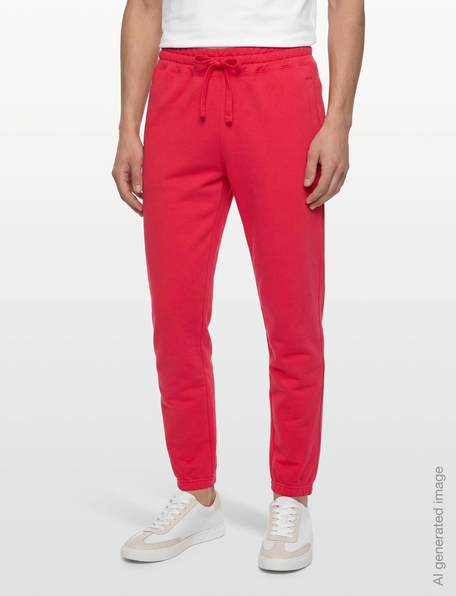 Aimé Leon Dore - Crest Sweatpants - vêtements - true red - 3