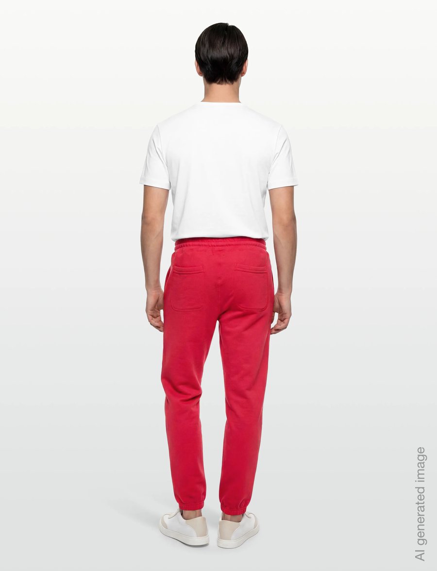 Aimé Leon Dore - Crest Sweatpants - vêtements - true red - 4