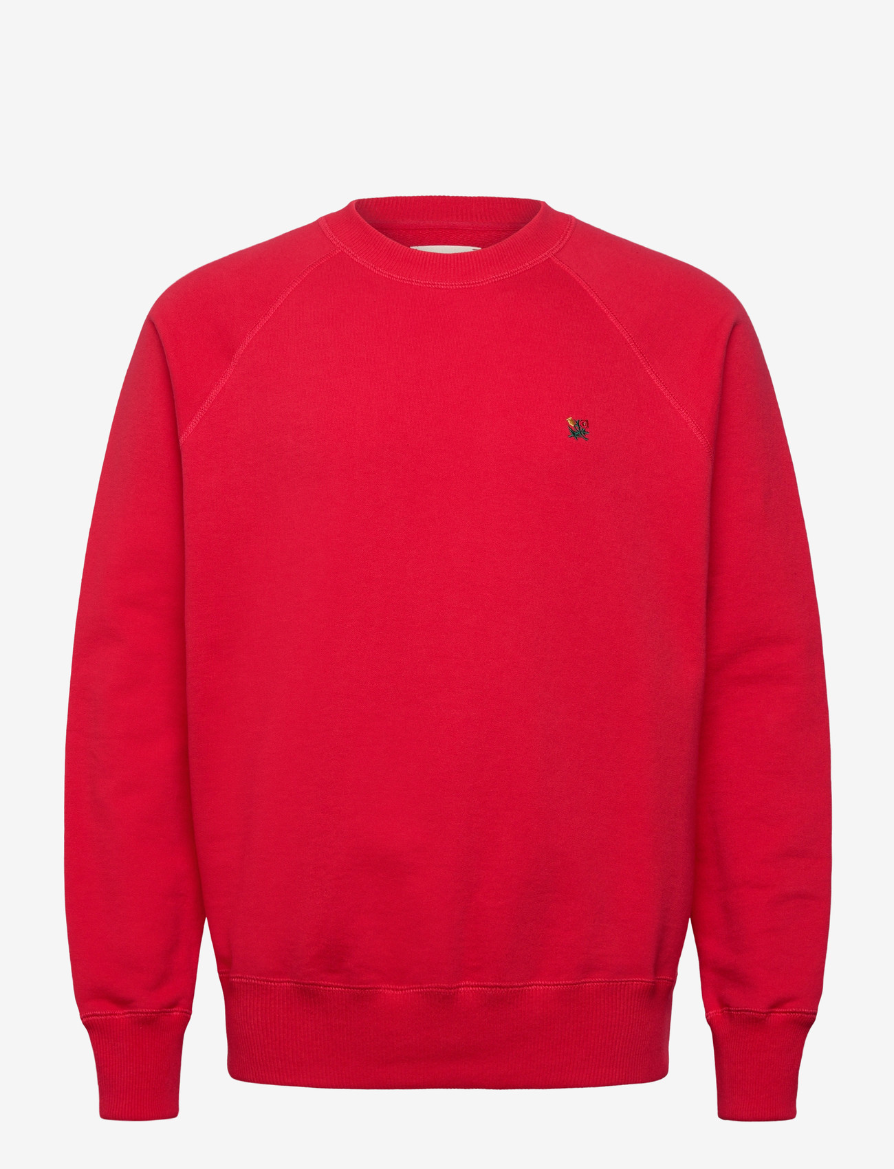 Aimé Leon Dore - Crest Crewneck Sweatshirt - kläder - true red - 0