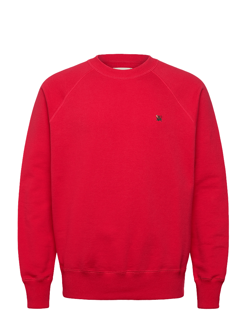Aimé Leon Dore - Crest Crewneck Sweatshirt - kläder - true red - 0