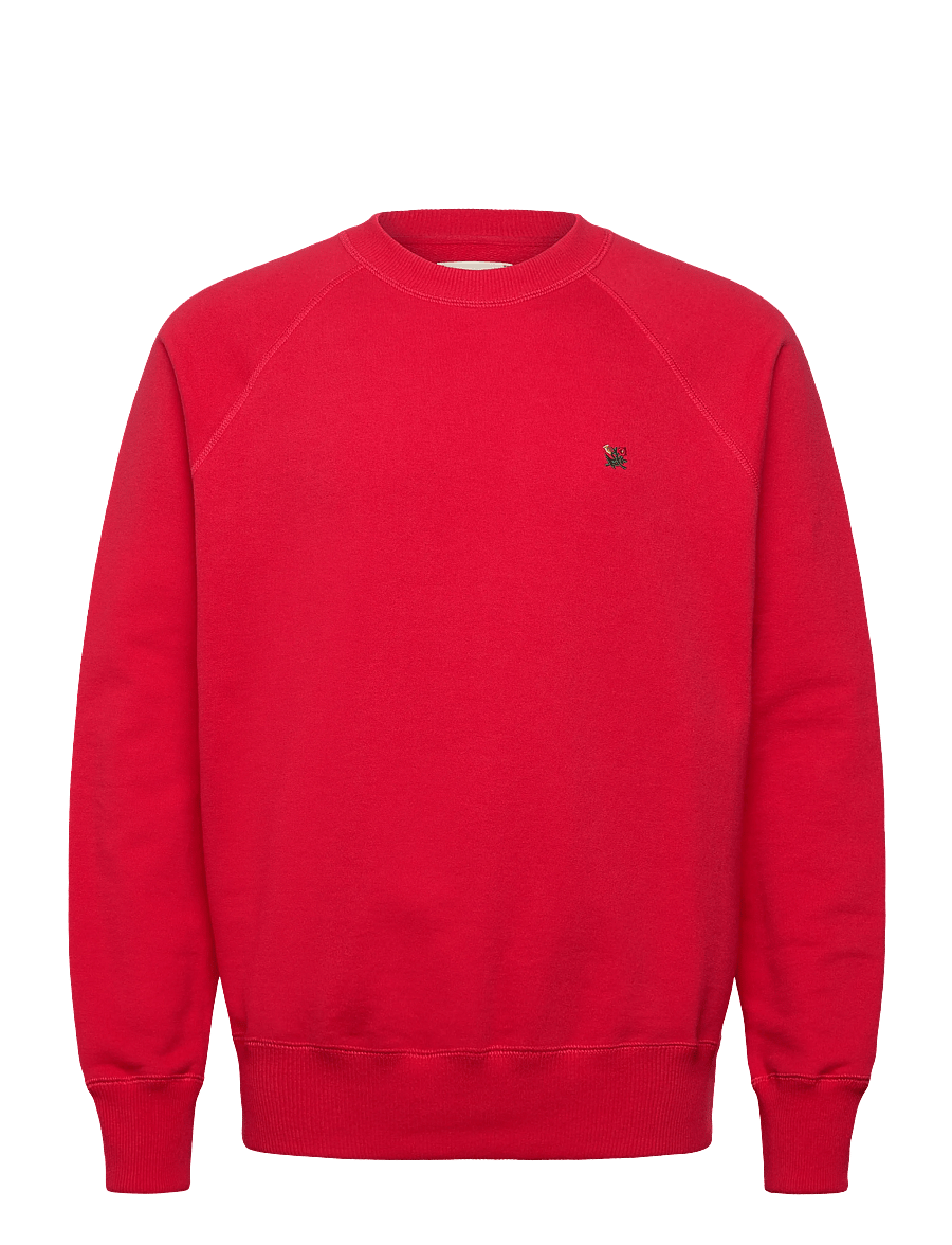 Aimé Leon Dore - Crest Crewneck Sweatshirt - tøj - true red - 1