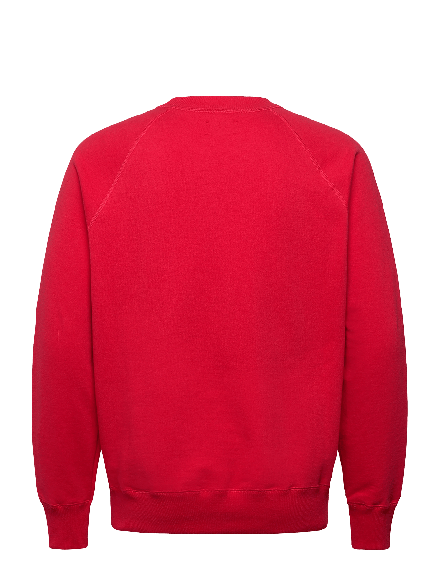 Aimé Leon Dore - Crest Crewneck Sweatshirt - tøj - true red - 2