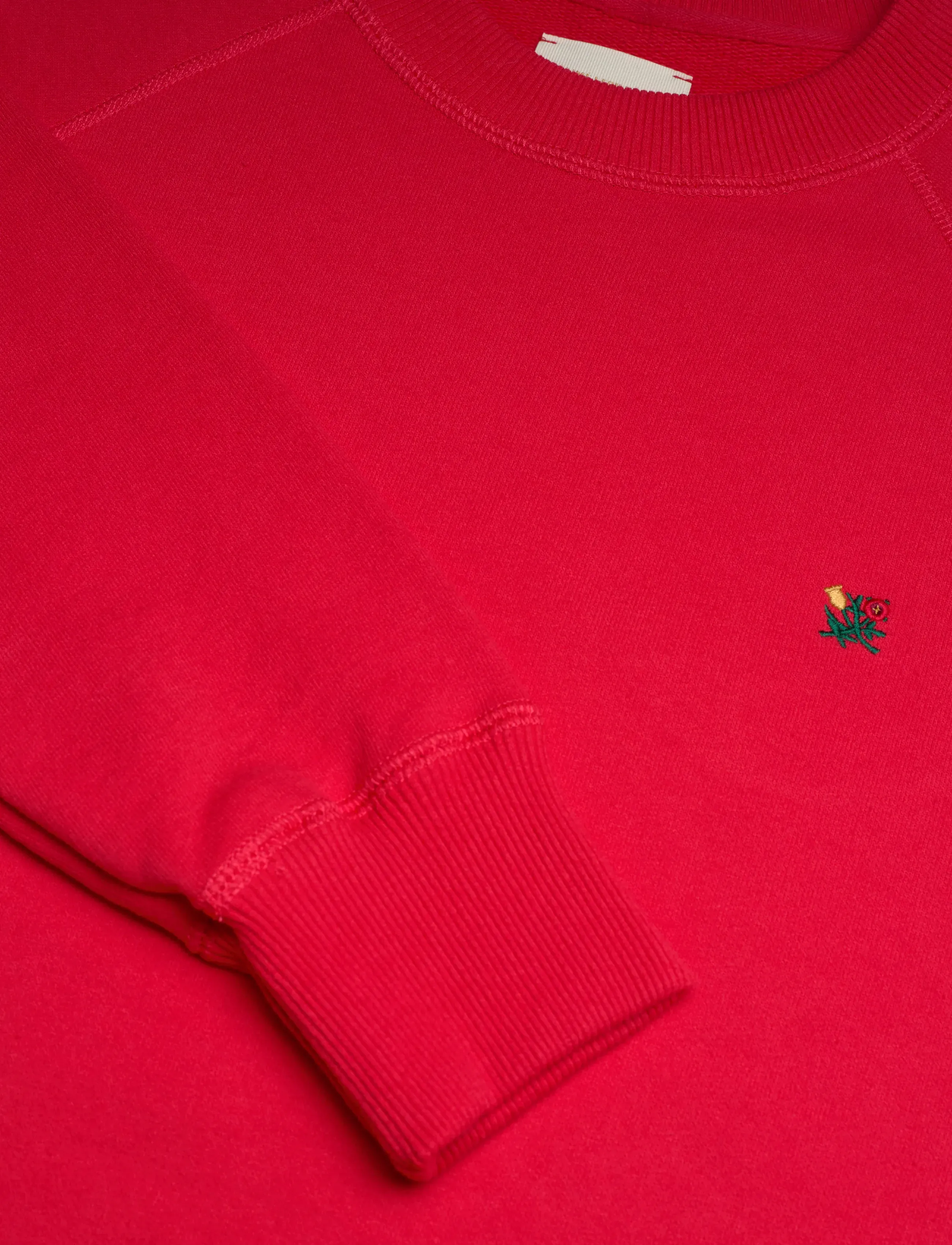 Aimé Leon Dore - Crest Crewneck Sweatshirt - klær - true red - 2