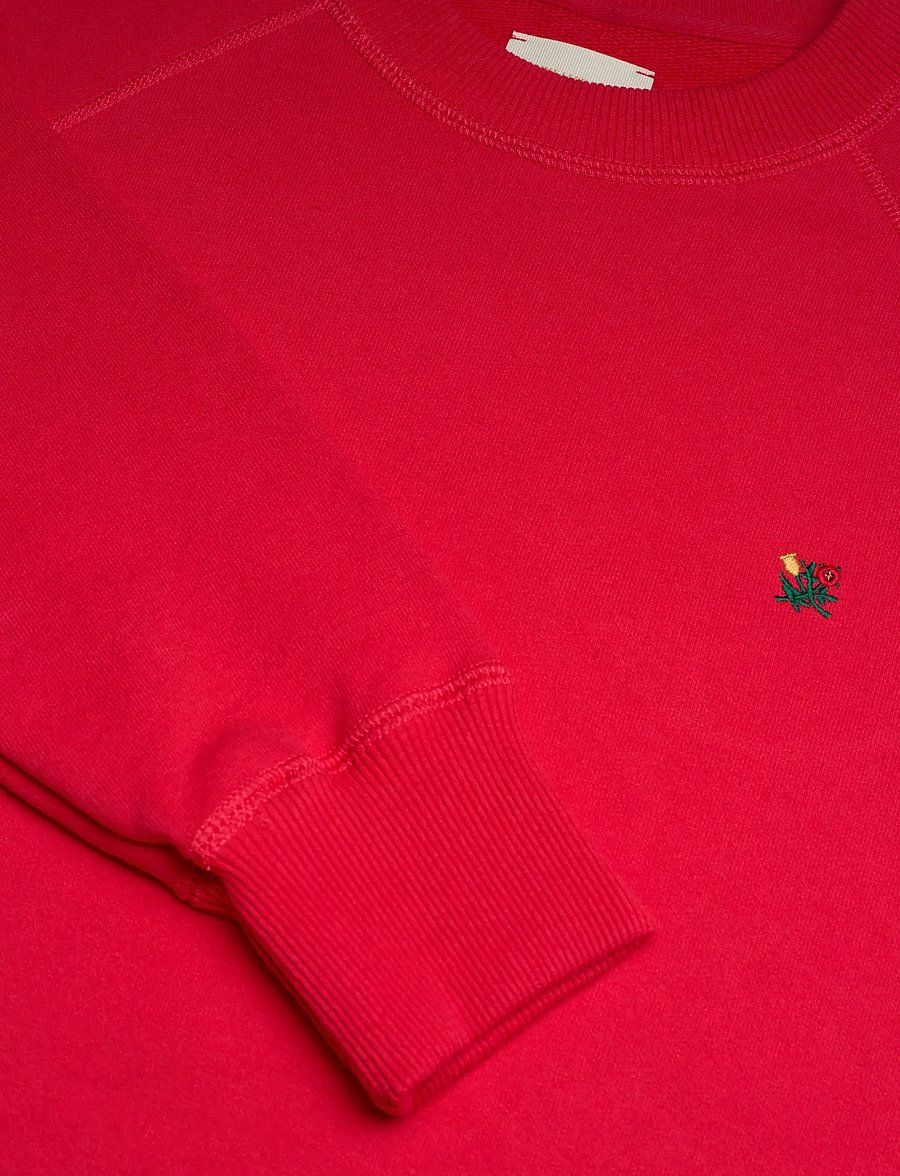 Aimé Leon Dore - Crest Crewneck Sweatshirt - tøj - true red - 5