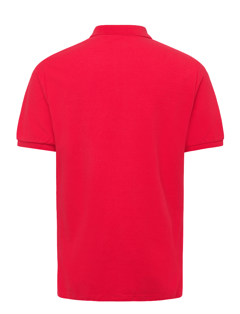 Aimé Leon Dore - NOS CREST PIQUE POLO - kortærmede poloer - true red - 1