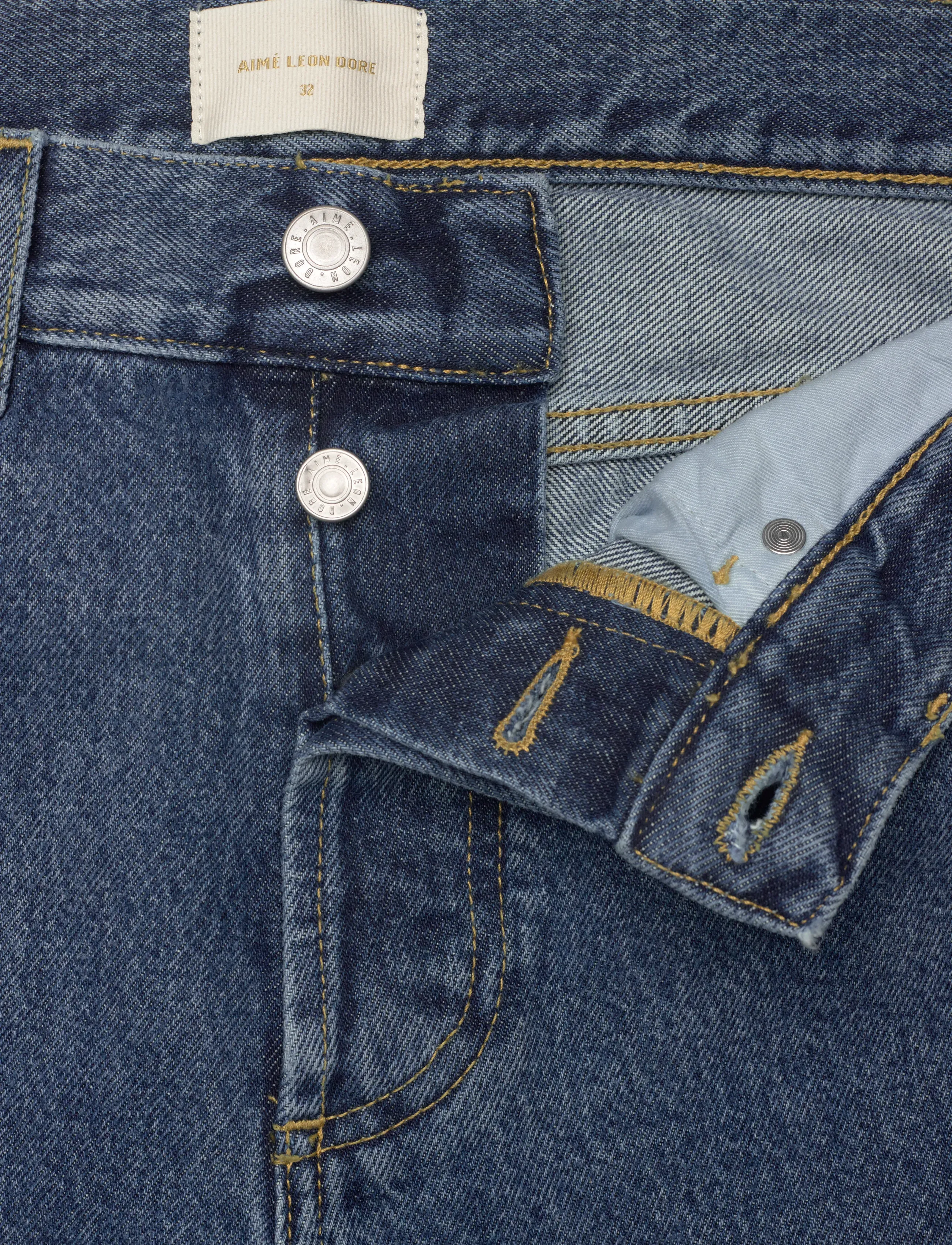 Aimé Leon Dore - ALD Straight Fit Denim - regular jeans - mid wash - 3