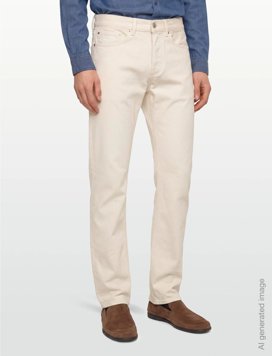 Aimé Leon Dore - ALD Straight Fit Denim - regular jeans - natural - 3