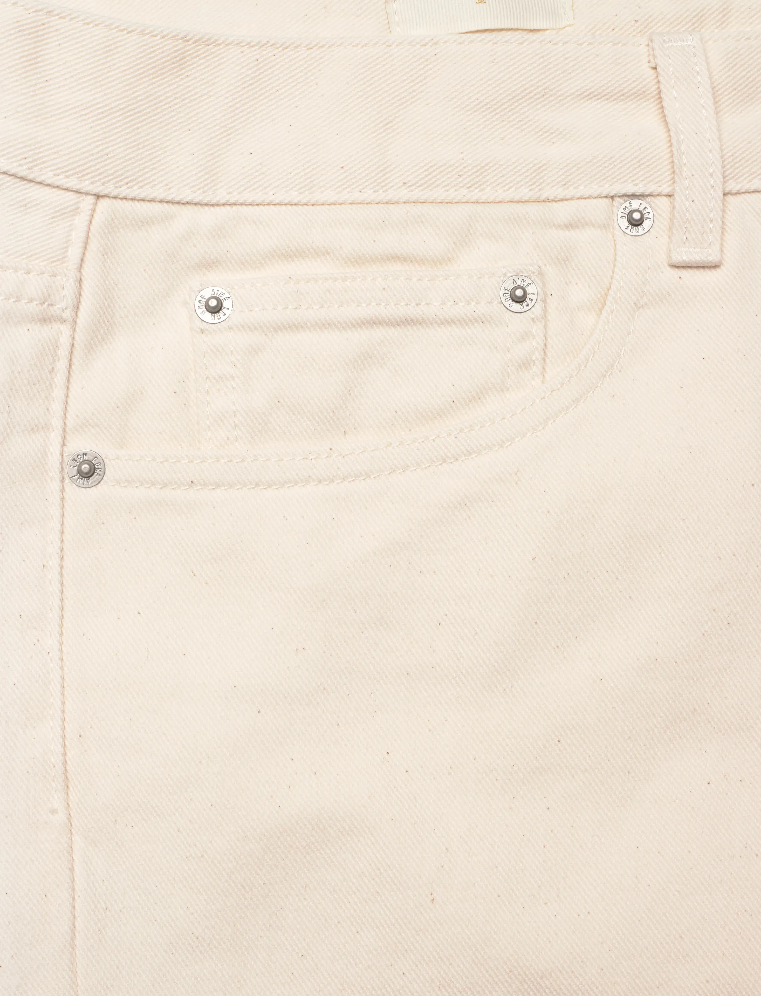 Aimé Leon Dore - ALD Straight Fit Denim - regular jeans - natural - 5