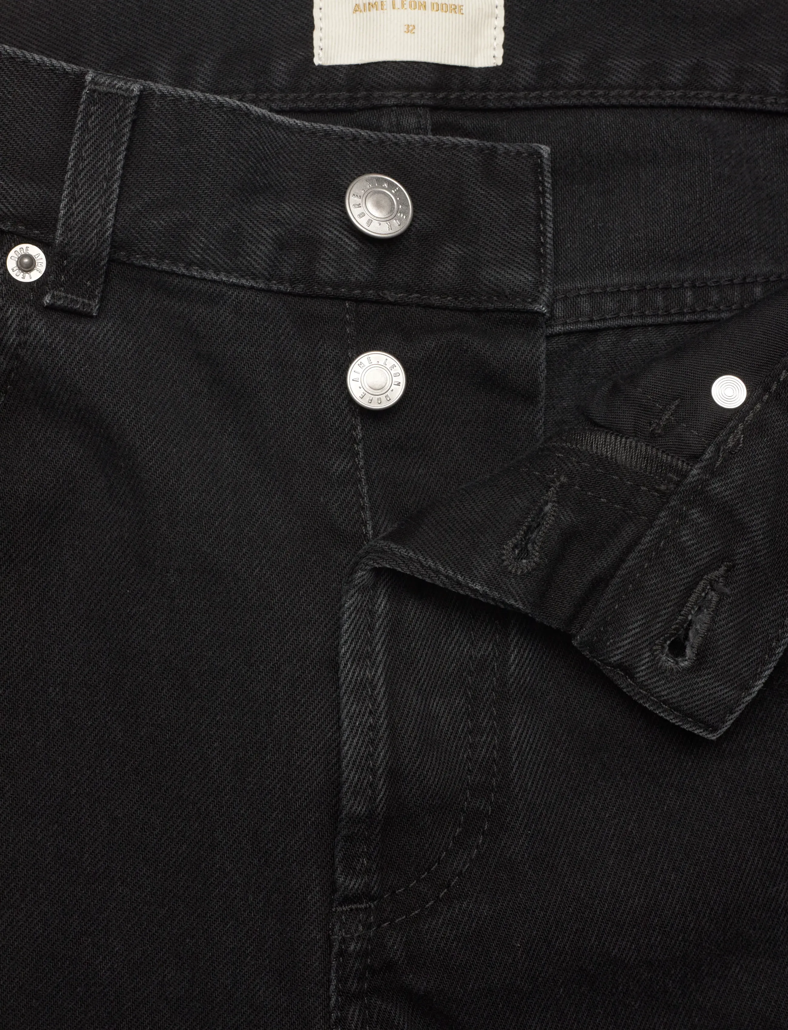 Aimé Leon Dore - ALD Straight Fit Denim - regular jeans - washed black - 3