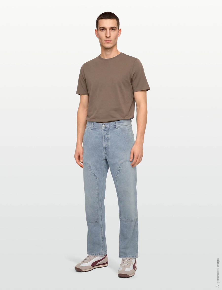 Aimé Leon Dore - Denim Carpenter Pant - regular jeans - light wash - 0