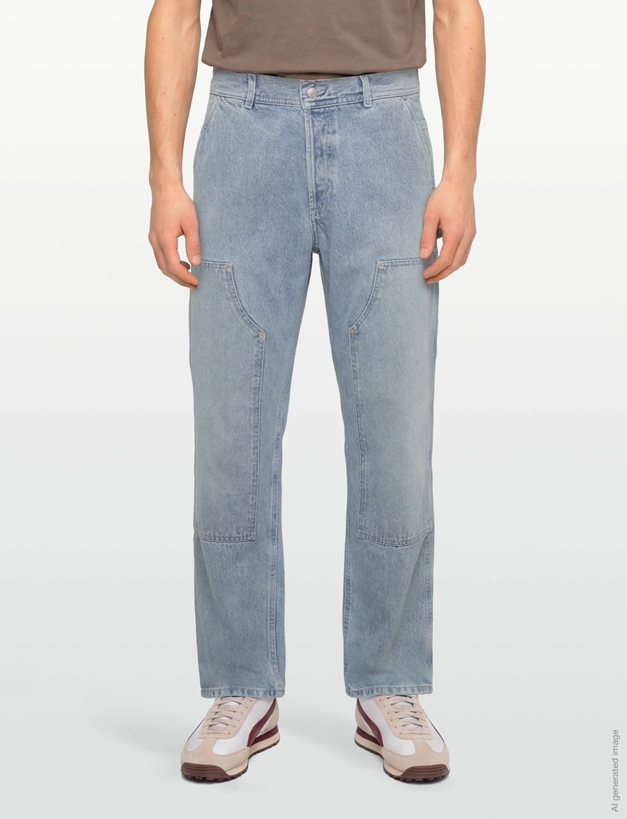 Aimé Leon Dore - Denim Carpenter Pant - regular jeans - light wash - 3