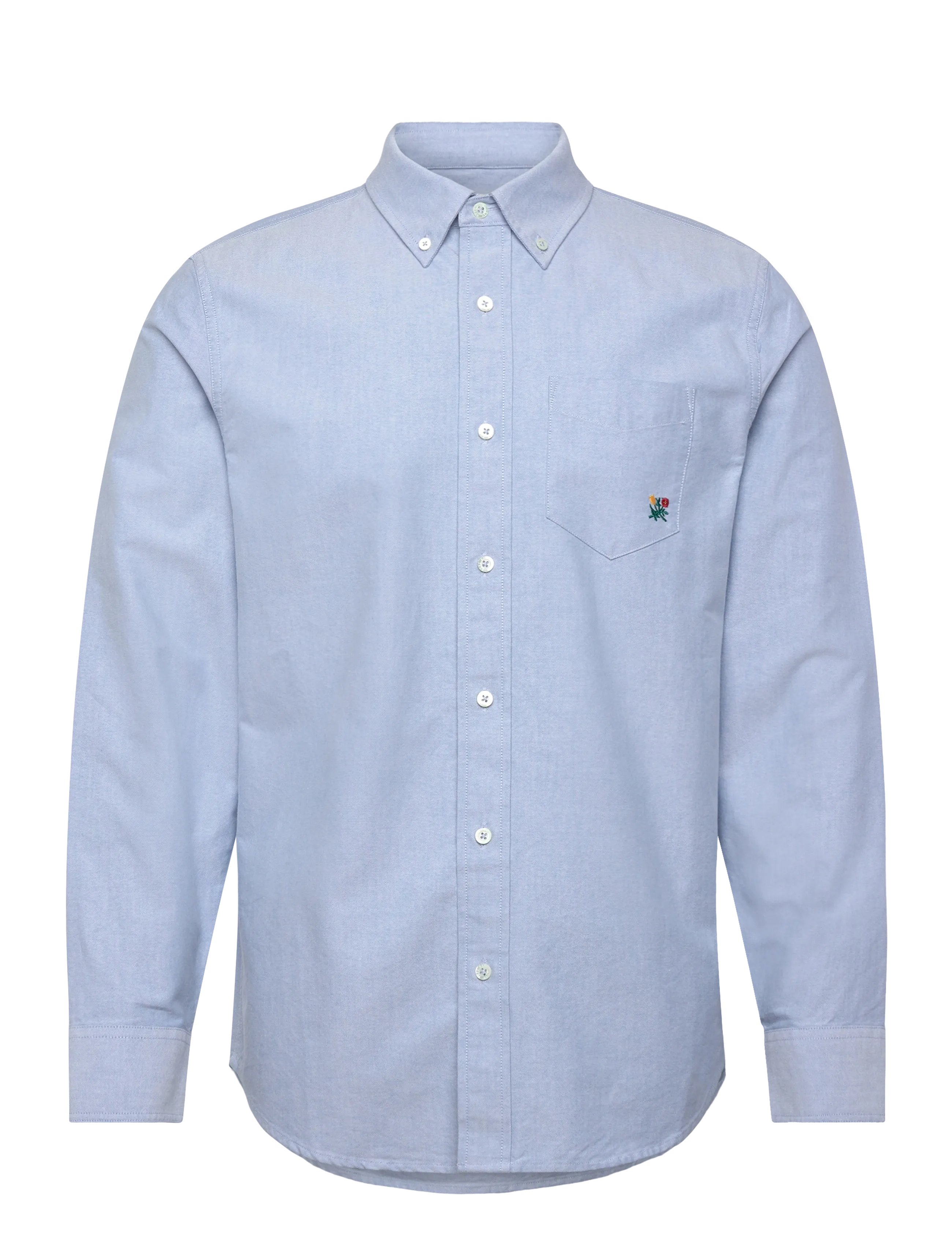 AIMÉ LEON DORE Oxford Shirt Blau - M - Herren