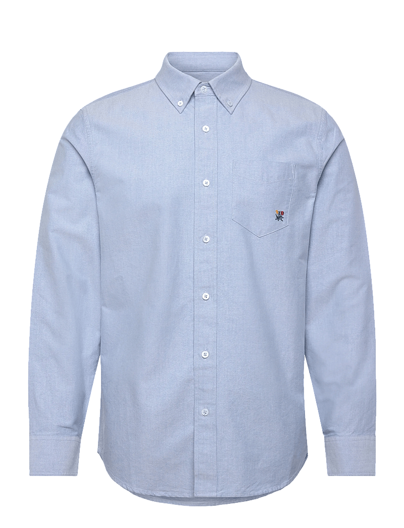 Aimé Leon Dore - Oxford Shirt - basic skjortor - parisian blue - 0