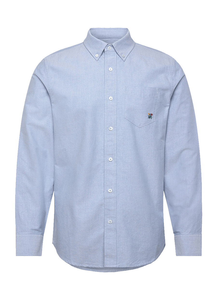 Aimé Leon Dore - Oxford Shirt - basic shirts - parisian blue - 1