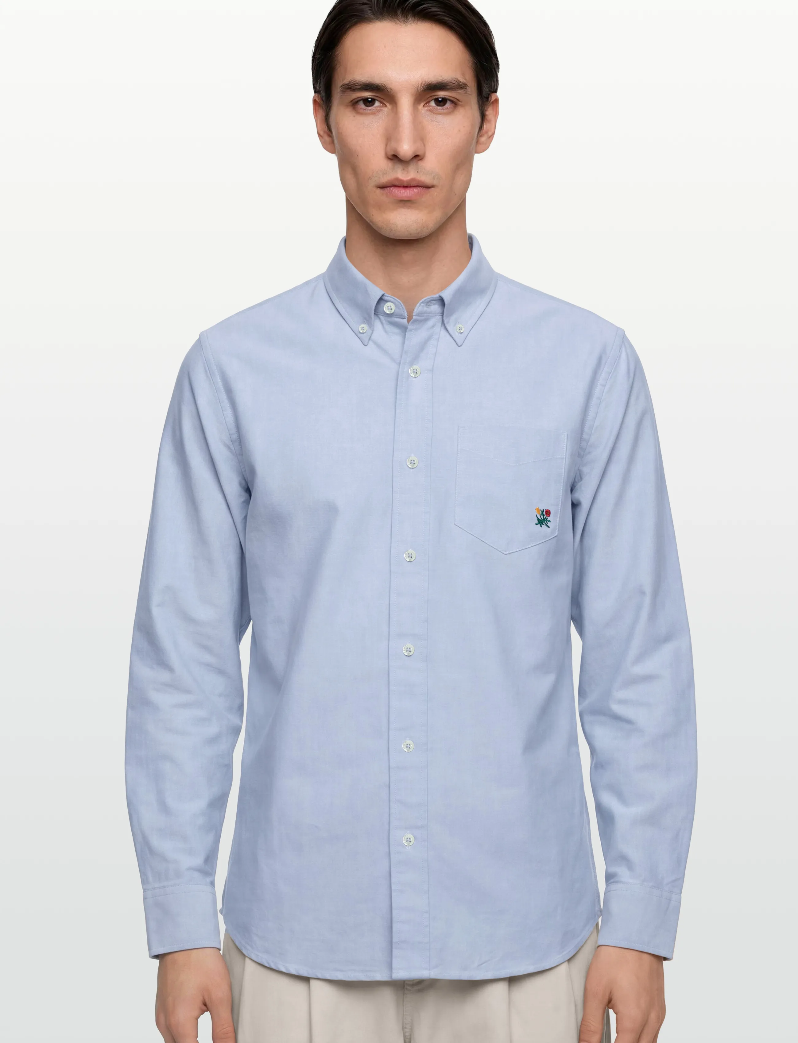Aimé Leon Dore - Oxford Shirt - basic-hemden - parisian blue - 3