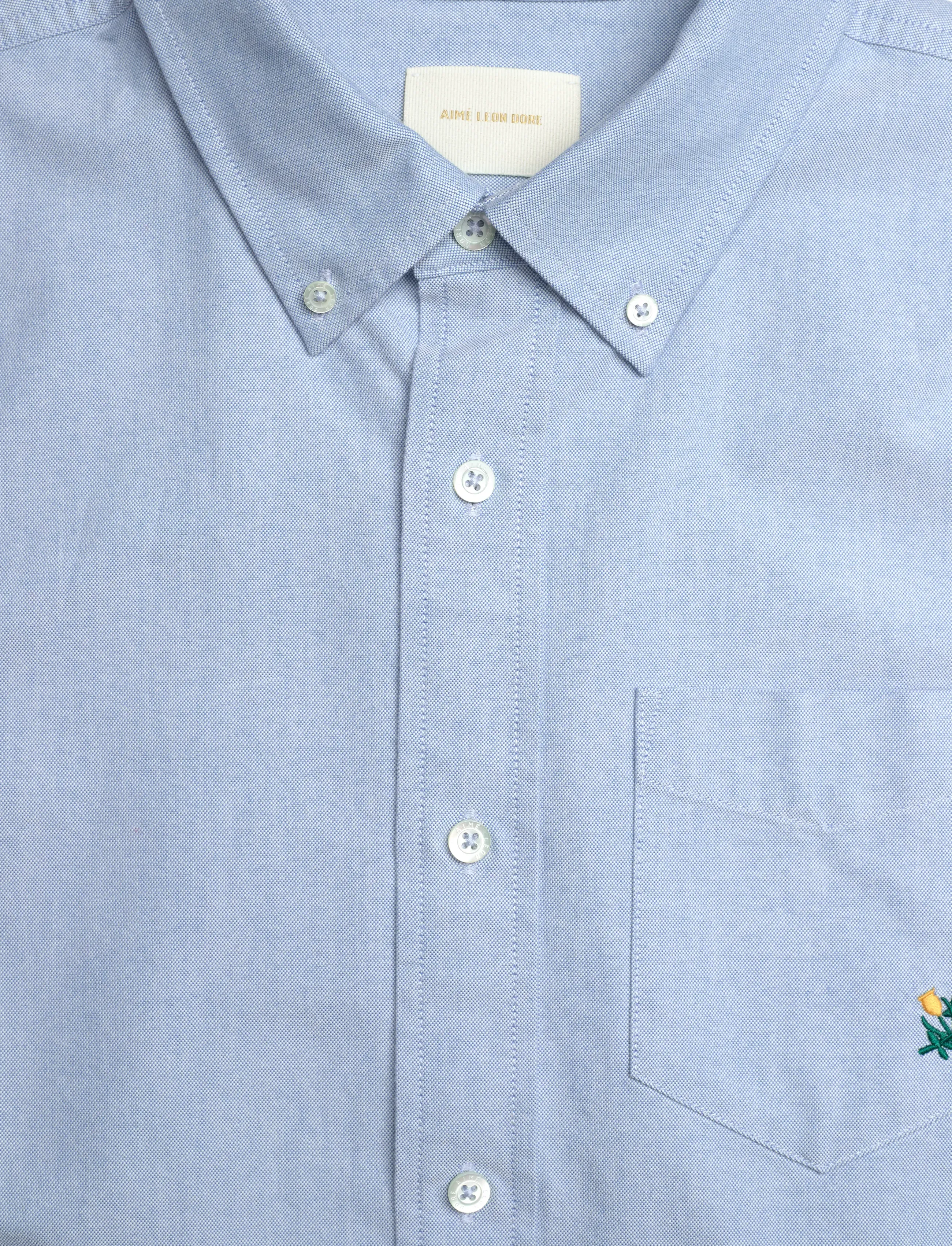 Aimé Leon Dore - Oxford Shirt - basic skjortor - parisian blue - 2