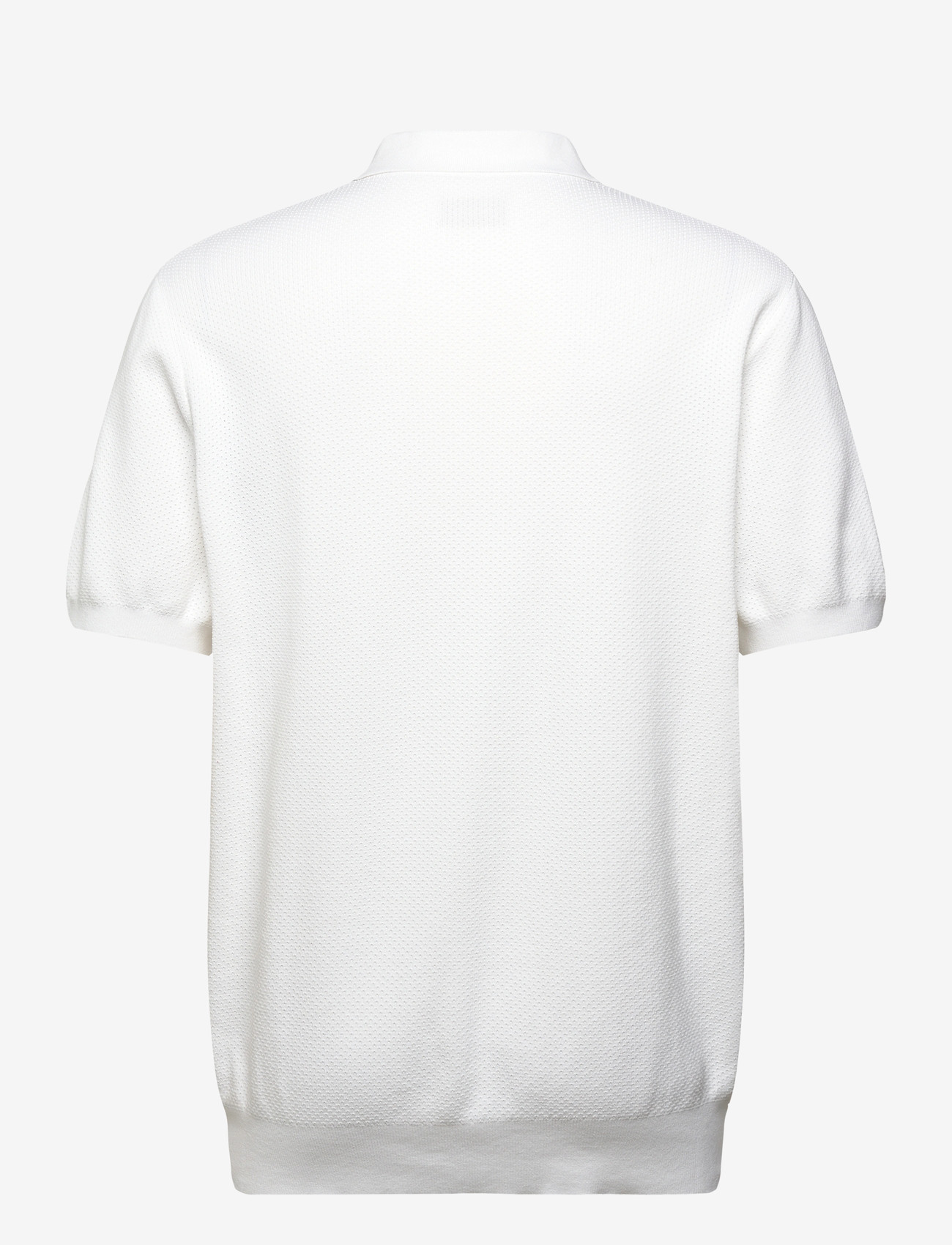 Aimé Leon Dore - SS Easy Solid Polo - kootud polosärgid - bright white - 1