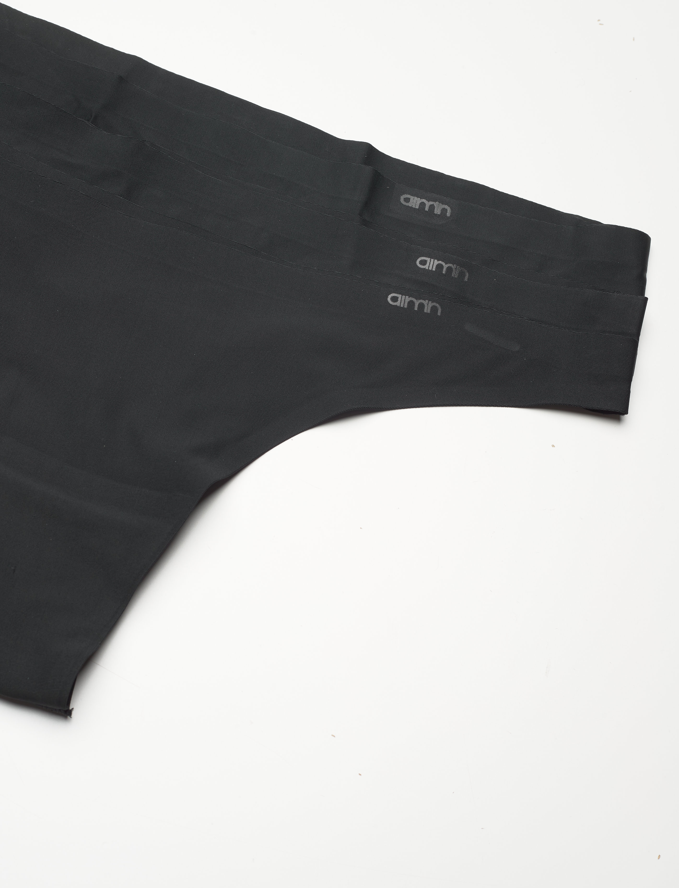aim´n - Invisible Thong 3-PACK - underkläder och strumpor - black - 1
