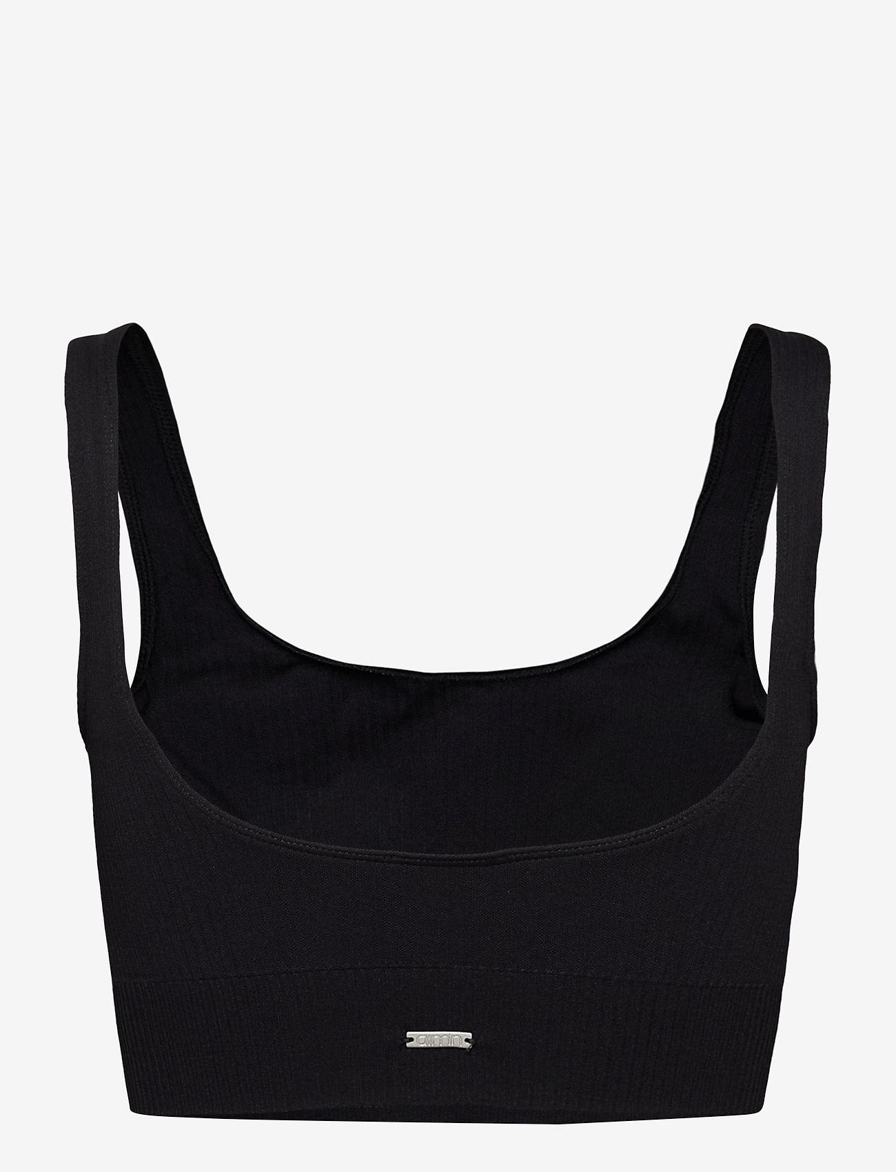 aim´n - Ribbed Seamless Bra - keskmine toestus - black - 2