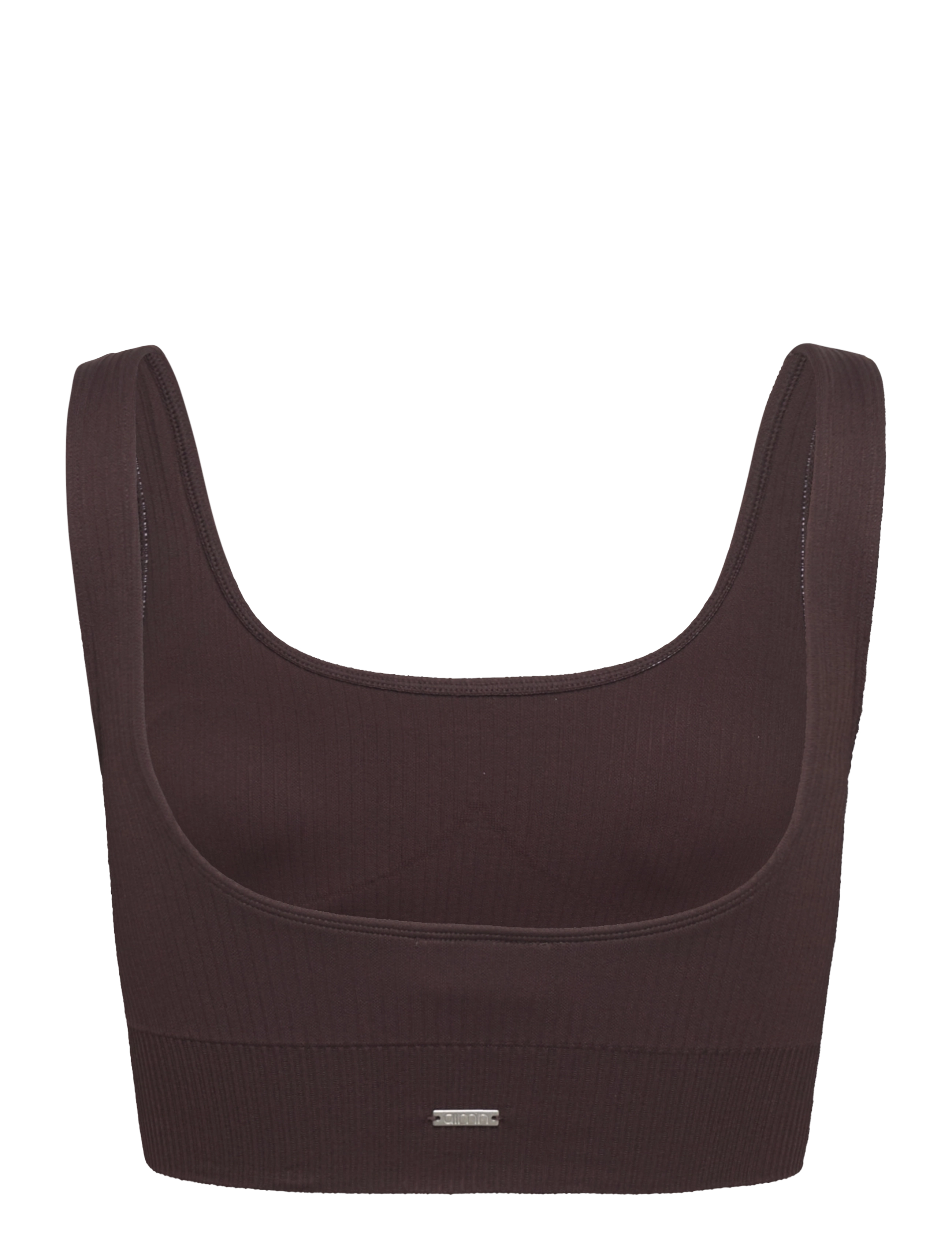 aim´n - Ribbed Seamless Bra - sport brjóstahaldarar: miðlungs stuðningur - cacao - 2