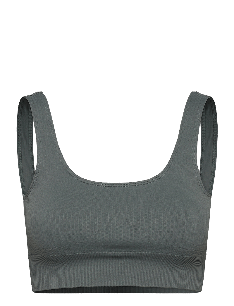 aim´n - Ribbed Seamless Bra - medium støtte - sage - 1
