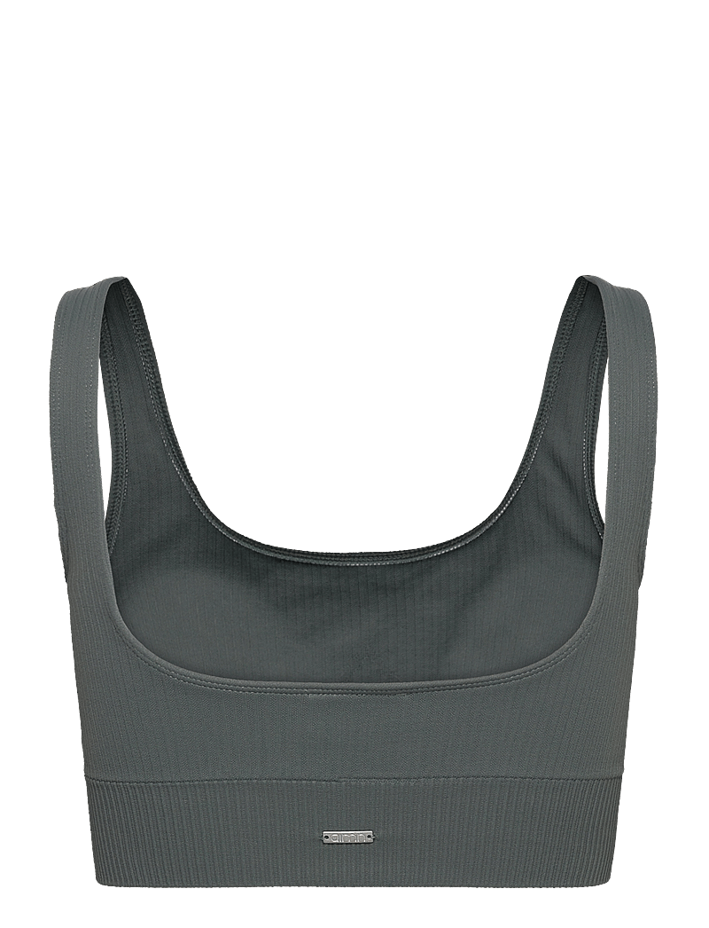 aim´n - Ribbed Seamless Bra - medium støtte - sage - 2
