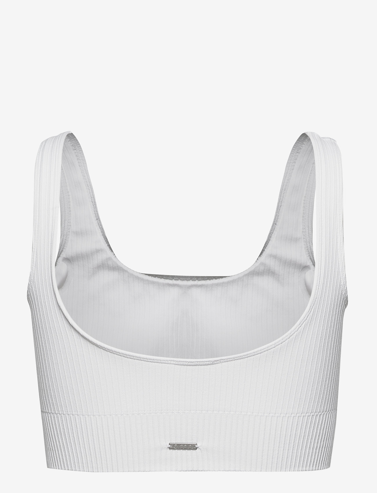 aim´n - White Ribbed Seamless Bra - medium support - white - 2