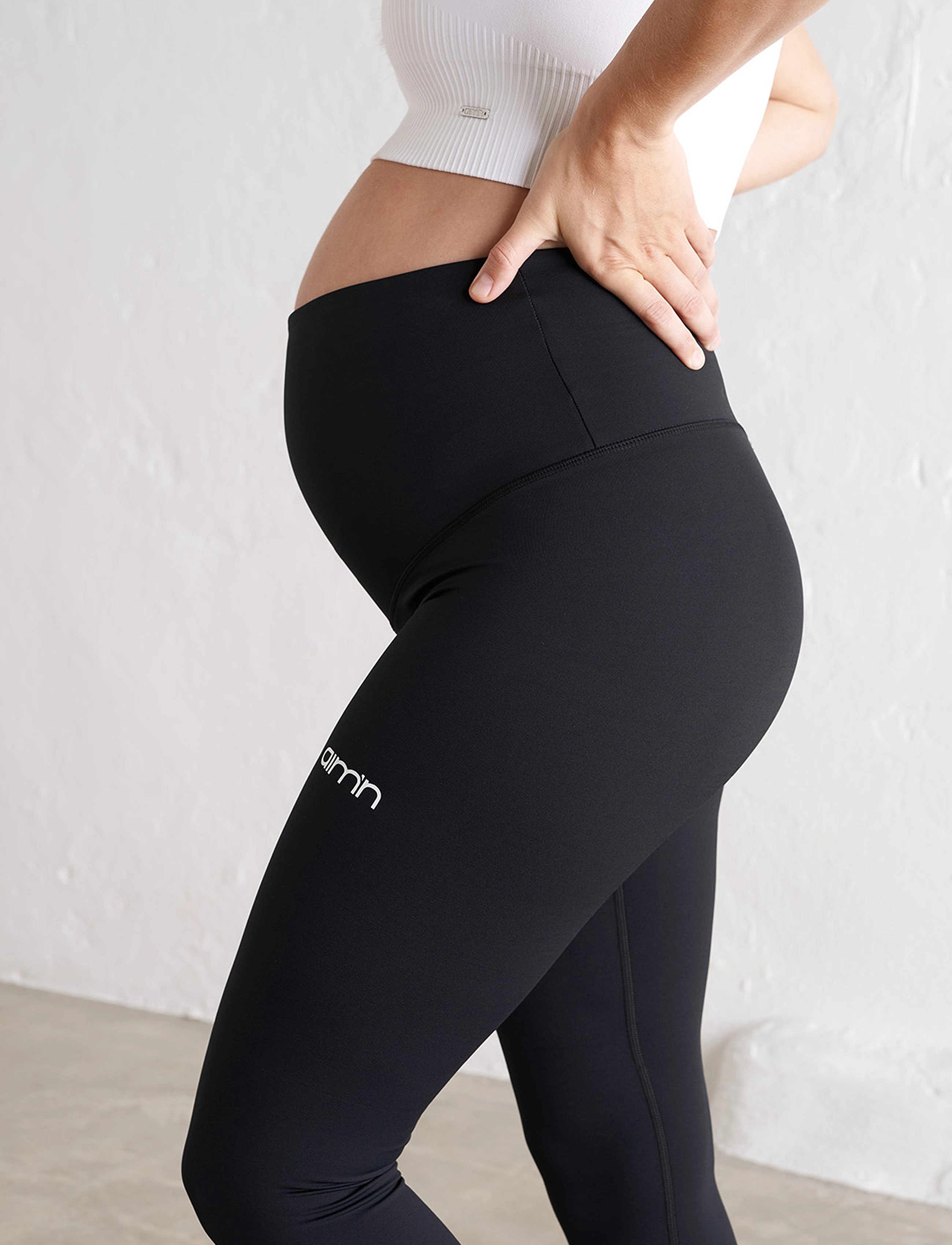 aim ́n Aim High Maternity Tights, S, Black, Sport > Løbetræningstights, Dame
