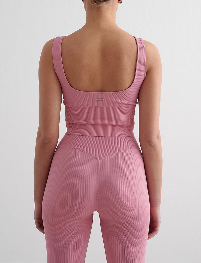 aim´n - Ribbed Seamless Tights - seamless tights - desert rose - 4