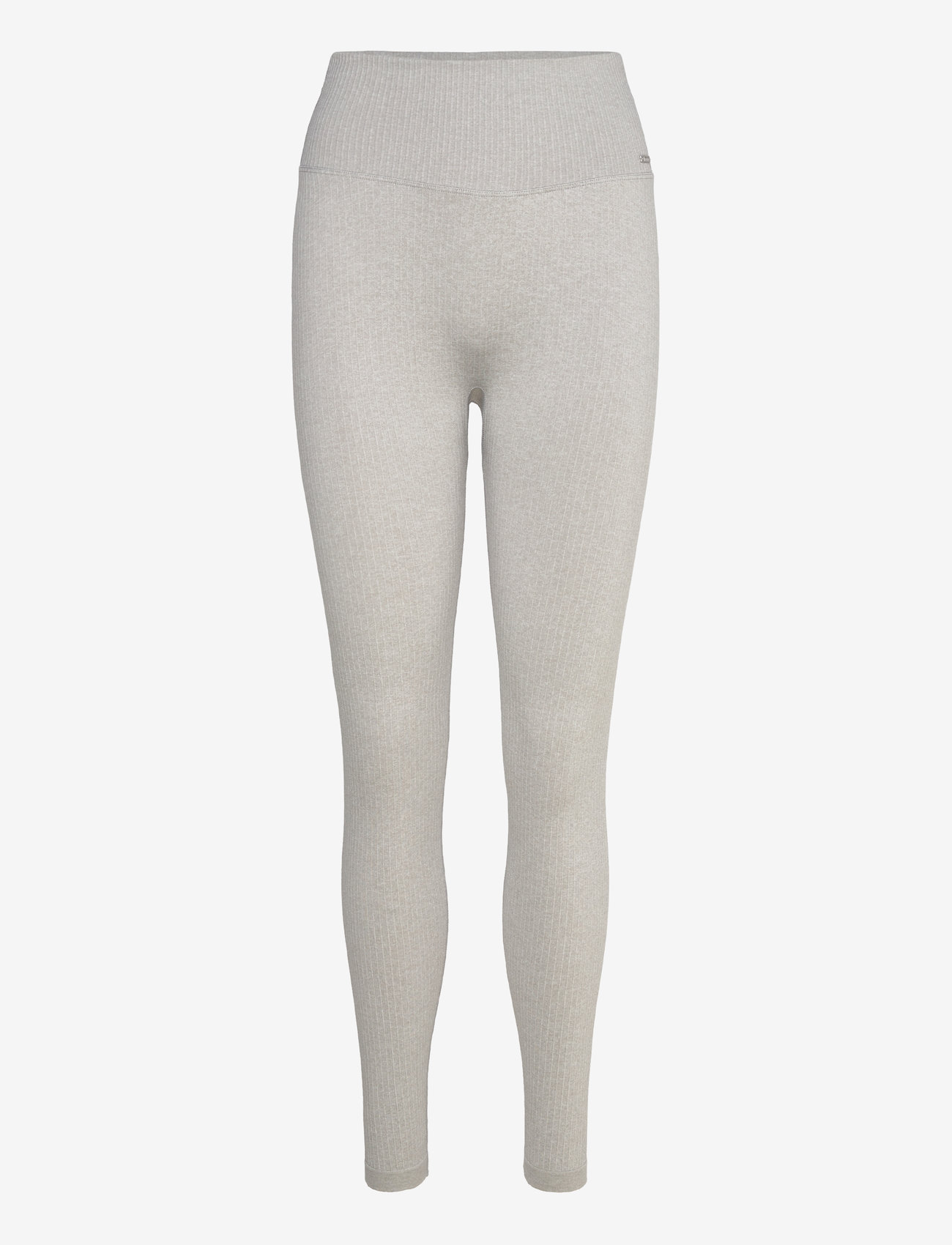 aim´n - Ribbed Seamless Tights - sportinės tamprės - grey melange - 1